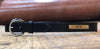 1.25" stitched black bridle leather belt with solid nickel brass nameplate. Black